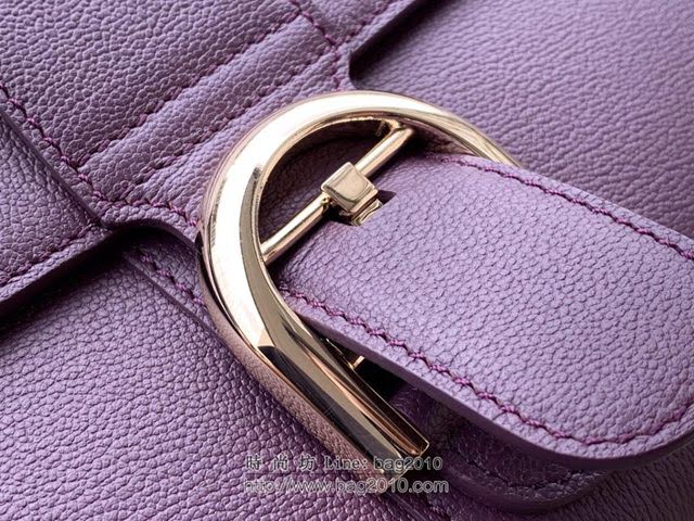 DELVAUX女包 春夏新款 Brillant系列手袋 德爾沃女手提包 女手腕包 DS0028 枚紫色 Delvaux單肩包  fcs1327